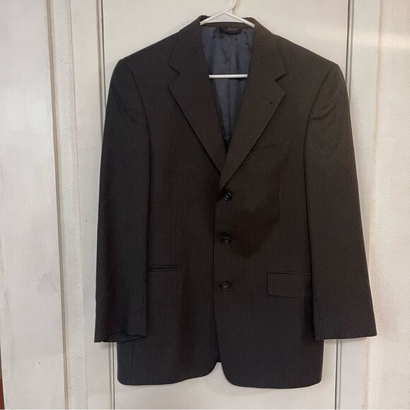 Hart Schaffner & Marx Dillarda black pin stripe Men’s blazer - Picture 1 of 9